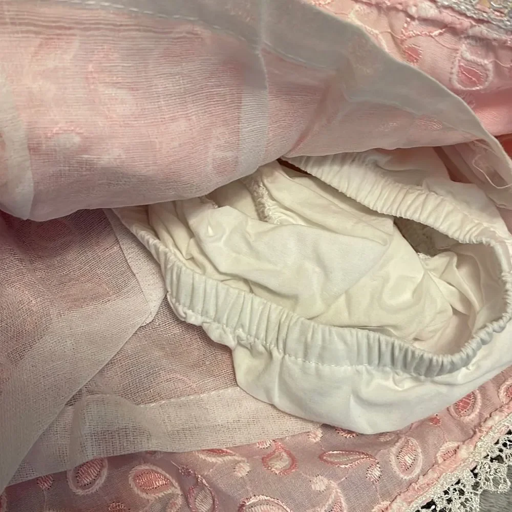 Infant‎ Girls Dress Bundle-Size 14 Blue/Pink/Peach